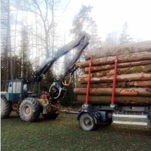 foto harwester LKT 120 +Anhänger