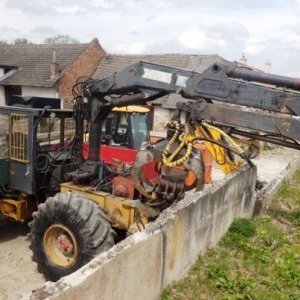 foto harwester LKT 120 +Anhänger